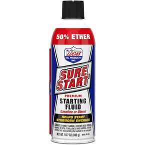 Lucas Oil Sure Start Starting Fluid 50% Ether/10.7 Ounce