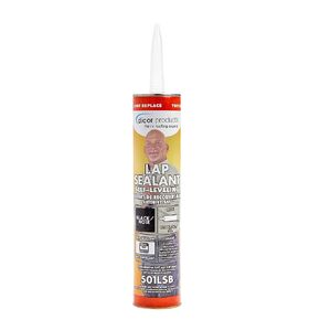 Dicor 551LSB-1 HAPS-Free NON-Leveling Lap Sealant - 10.3 Oz, Black, Secure, Ideal for RV Roofing, Maintenance, Repair, Appliance Application