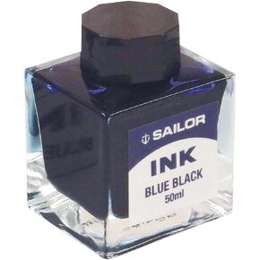 Sailor 13-1007-244 Fountain Pen, Dye Bottle Ink, 1.7 fl oz (50 ml), Blue Black