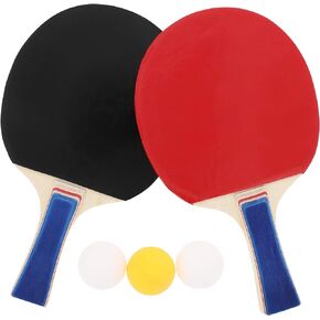 Table Tennis Set - 2 Paddles, 3 Balls - by The Nerve Athletics