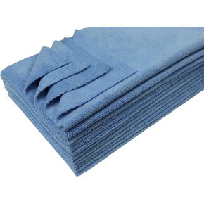 Detailer's Preference Premium Cleaning Edgeless Microfiber Towels 350gsm 16 x 16 Inches 12 Pack
