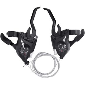 ST-EF51 Set 3x7 Speed Shifter Brake Lever Combo MTB Bicycle Bike 21 Speed Brake/Shift Lever W/Brake Cable for Mountain Bike
