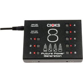 CIOKS 8 8-output Isolated Guitar Pedal Power Supply Expander Kit