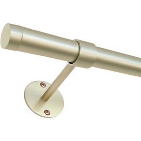 Fairmount 1" Cap Rod Set 72-144" White