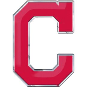 MLB - Cleveland Indians Heavy Duty Aluminum Color Emblem