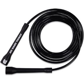 EliteSRS, Do Hard Things 6mm PVC Jump Ropes for Fitness - Indoor/Outdoor Adjustable Jump Rope with Unbreakable Handles and Ultra-Durable Non-Kinking PVC for Skipping Rope