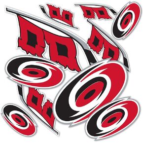 Carolina Hurricanes Team NHL National Hockey League Sticker Vinyl Decal Laptop Water Bottle Car Scrapbook (Type 1-1)
