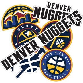 Desert Cactus Denver Nuggets NBA Officially Licensed Sticker Vinyl Decal Laptop Water Bottle Car Scrapbook (Type 2)