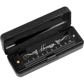 OriGlam Blues Harmonica Mouth Organ, Diatonic Blues Harmonica Key of C, 10 Holes 20 Tones Blues Harp Mouth Organ Harmonica (Rose Red)