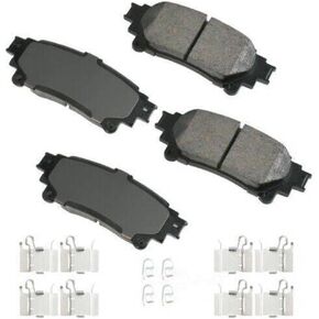 Akebono - ACT1391A Ultra-Premium Ceramic Rear Disc Brake Pads, GREY