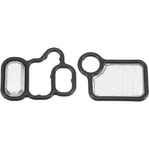 ACROPIX VTEC Solenoid Gasket Spool Valve Filter Screen Fit for Honda CR-V - Pack of 2 Black