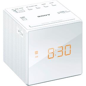 Sony Clock Radio ICF-C1: FM / AM / FM Wide corresponding Sleep Timer White ICF-C1 W