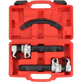 ATPEAM Coil Spring Compressor Tool, Heavy Duty Build, Ultra Rugged Coil Spring Compressor Tool Automotive, Strong and Durable Strut Spring Compressor with Safety Guard 2200lb Capacity 11in Jaw Opening