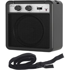 Guitar Amp, 3W Mini Guitar Amplifier Portable with Volume, Overdrive and Tone Control for Electric Guitar Bass Desktop Practice Beginner Kids Starter in Kuwait