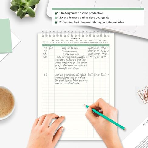 Weekly Planner Pad 52 Undated Weekly Planner Notepad with To Do List, Habit Tracker, Tear Off Weekly Calendar Work Planner 52 Pages Weeks Planning Pad, Green Pink Orange(7"x10") in Saudi Arabia