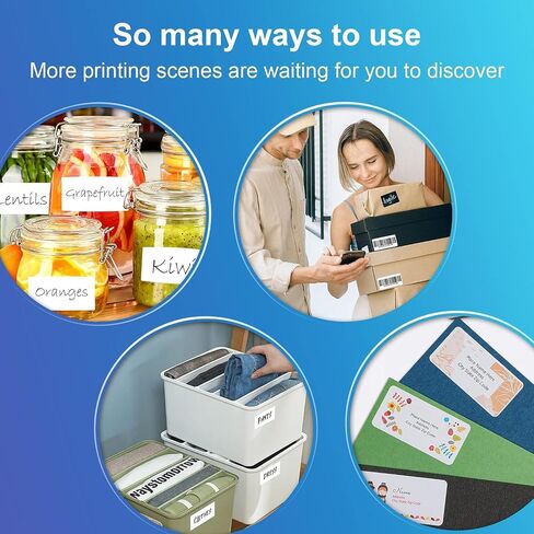 3-1/3"x 4" Shipping Address Labels, 600 Count Adhesive Stickers Labels for Laser/Inkjet Printer, 6 per Page [Paper 8.5" x 11"] Printable Mailing Labels in Saudi Arabia