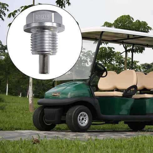 2 قطعة M16 x1.5 سدادة تصريف الزيت المغناطيسي من الفولاذ المقاوم للصدأ مع 12 حشية غسيل نحاسية بديلة لتويوتا ولكزس ونيسان وإنفينيتي (فضي) in Kuwait