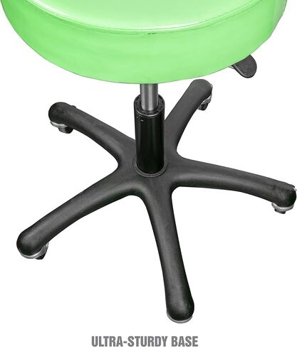 OEMTOOLS 24956 Heavy Duty Pneumatic Rolling Stool, Garage Stool with Wheels, Shop Stool on Wheels, Adjustable Height Stool, Rolling Work Seat, Mechanic Roller Seat in Saudi Arabia