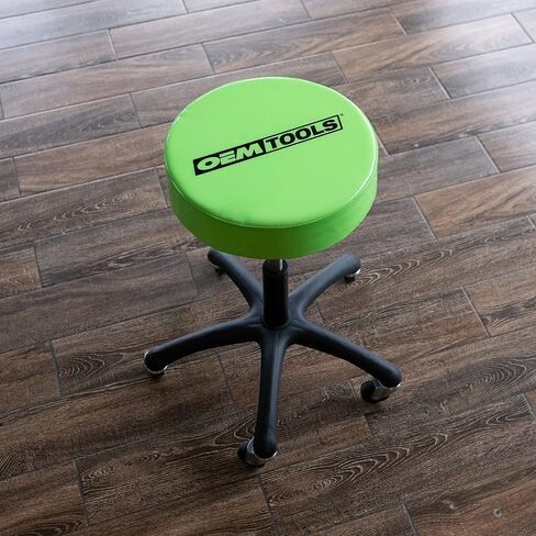 OEMTOOLS 24956 Heavy Duty Pneumatic Rolling Stool, Garage Stool with Wheels, Shop Stool on Wheels, Adjustable Height Stool, Rolling Work Seat, Mechanic Roller Seat in Saudi Arabia