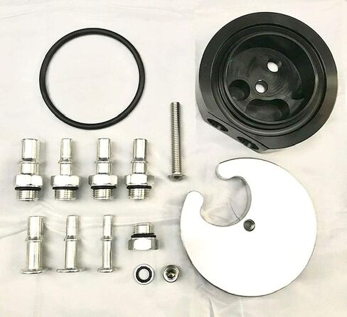 طقم حوض خزان الوقود العالمي متعدد الوظائف ثنائي المنفذ 280003 لـ FASS/AirDog/Fuelab متوافق مع Cummins/Duramax/Powerstroke in Saudi Arabia