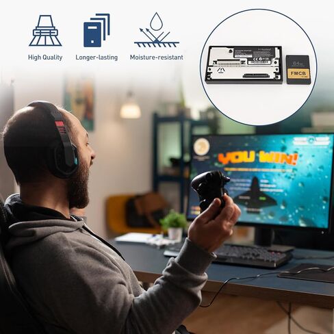 Diyeeni SATA Network Adapters, SATA Interface Network Card Adapters, Hard Disk Adapters for PS2, Free McBoot, with 64MB FMCBV1.966 Memory Card, Support up to 2TB SATA HDD in Saudi Arabia