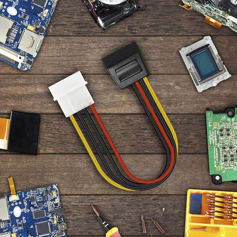 BENFEI SATA إلى Molex، 3 حزم 4 Pin Molex إلى SATA كابل الطاقة - 10 بوصات in Saudi Arabia