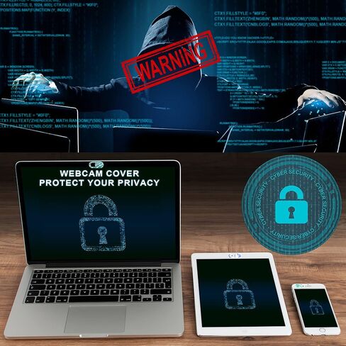 شريحة غطاء كاميرا الويب، حاجز الكاميرا للكمبيوتر المحمول لحماية خصوصيتك وأمانك، غطاء كاميرا الكمبيوتر المحمول منزلق رفيع جدًا يناسب جهاز MacBook Air Pro iPhone iPad (مجموعة المحيط والرخام 6 قطع) in Kuwait