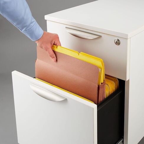 Staples 418293 Expanding File Pockets 3.5-Inch Expansion Letter Size Brown 25/BX in Saudi Arabia