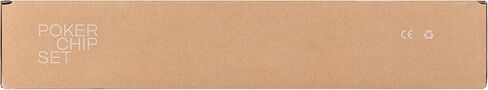 مجموعة رقائق البوكر الخزفية SLOWPLAY Nash لـ Texas Hold'em، 300 قطعة [بقيم مرقمة]، 39 ملم و10 جرام لكل منها | يتميز بحافظة شرائح متطورة مع غلاف بولي كربونات ألماني متين للغاية in Kuwait