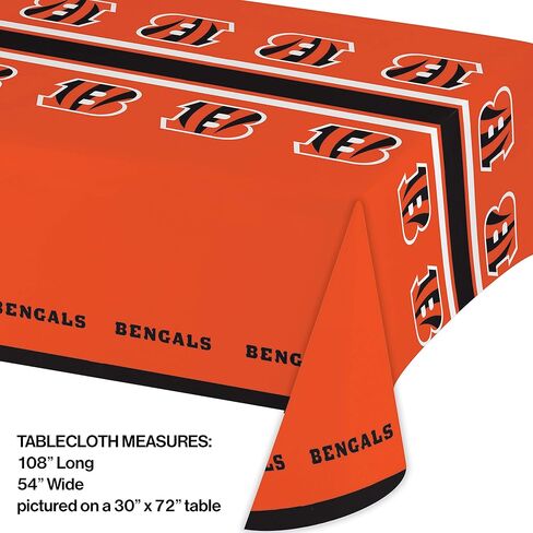 Creative Converting Officially Licensed NFL Paper Straws, 24-Count, Cincinnati Bengals in Saudi Arabia