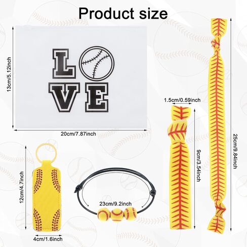 148Pcs Softball Team Gifts Set, Softball Gifts for Team - Includes Stickers, Gift Bags Scrunchies Perfect Softball Party Accessories（Style-1） in Saudi Arabia