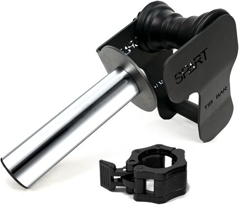 Solo Tib Bar, Professional Single Foot Tibialis Anterior Exercise Equipment Tibia Dorsi Calf Machine, Tibialis Trainer Calf Raise Machine, Shin Strengthener, Calves/Shin Splints and Knee/Ankle Pain Relief, Fit 1" and 2" Weight Plates in Kuwait