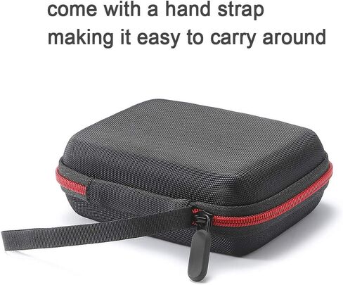 حقيبة سفر صلبة لجهاز كورج TM-50 / TM-60BK موالف المسرع ومشبك على الميكروفون، حقيبة تخزين واقية للحمل - أسود (بطانة سوداء) in Kuwait