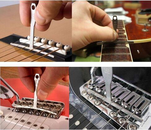 BIGTEDDY - مجموعة من 9 أجهزة قياس نصف قطرها للجيتار والباس أدوات Luthier لتعديلات سرج الجسر in Saudi Arabia