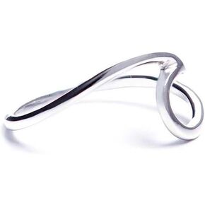 Pura Vida Rose Gold Coated Wave Ring - Gold Plated .925 Sterling Silver - Size 9