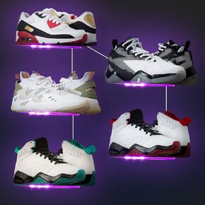 Forzacx LED Floating Shoe Display 5-Pack with Remote and App Controls, Music Sync Color Changing Shoe Wall Shelf, RGB Color Changing Floating Shoe Shelves, Display Your Top Shoes