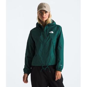 THE NORTH FACE Women's Antora Rain Hoodie (Standard and Plus Size), White Dune, Small
