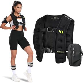 Weighted Vest for Women Men BeatBoost 20 lb Weight Vest with Ironsand for Walking Strength Training Running Workout