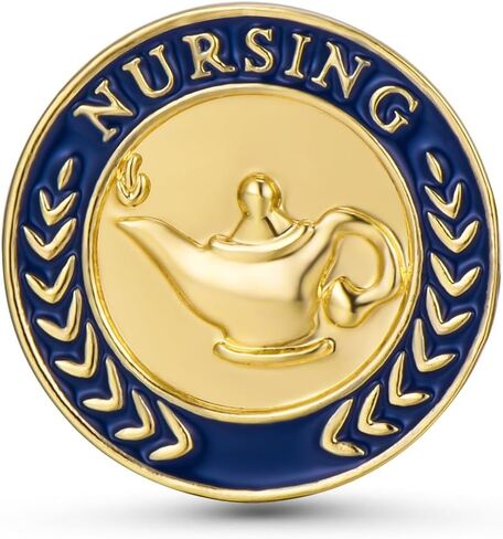Medical Caduceus Enamel Brooch,Nursing Pin for Doctor Nurse Medicine Student Backpack Lapel Badge Jewelry in Kuwait