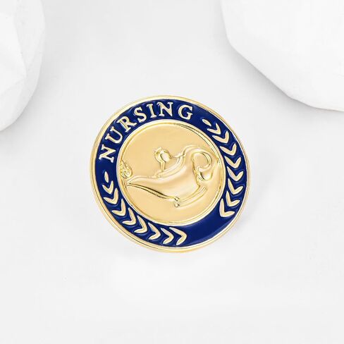 Medical Caduceus Enamel Brooch,Nursing Pin for Doctor Nurse Medicine Student Backpack Lapel Badge Jewelry in Kuwait