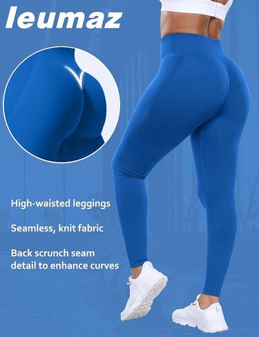 Amplify Scrunch Butt Lifting Leggings for Women Seamless Leggings Workout Leggings High Waist Tummy Control Yoga Pants in Saudi Arabia