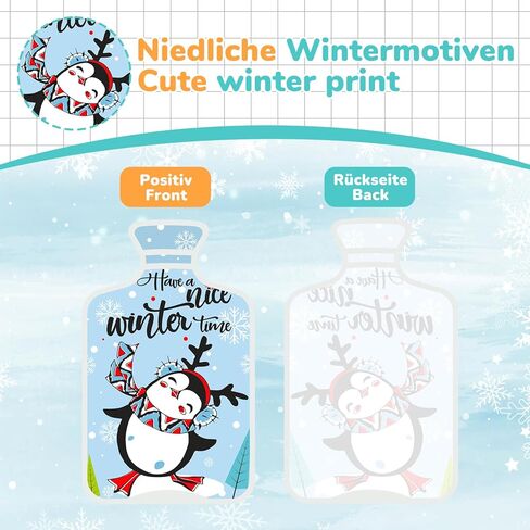 6 قطع من أجهزة تدفئة الجيب القابلة لإعادة الاستخدام من MOVINPE لتدفئة الأيدي الفورية للأطفال والكبار - عبوات حرارية مع تصميمات لطيفة، انقر فوق جل لتدفئة اليد لجسم اليد in Kuwait