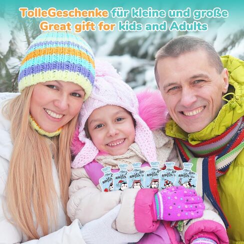 6 قطع من أجهزة تدفئة الجيب القابلة لإعادة الاستخدام من MOVINPE لتدفئة الأيدي الفورية للأطفال والكبار - عبوات حرارية مع تصميمات لطيفة، انقر فوق جل لتدفئة اليد لجسم اليد in Kuwait