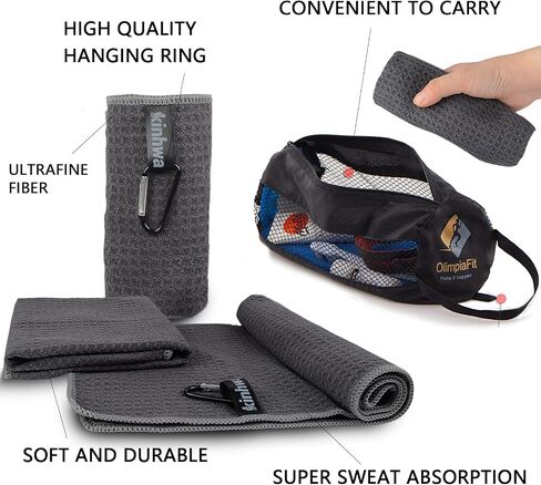 Sweat Absorbing Handkerchief for Men The Original Sport Microfiber Hankies for Gym,Hands, Face, Body in Saudi Arabia