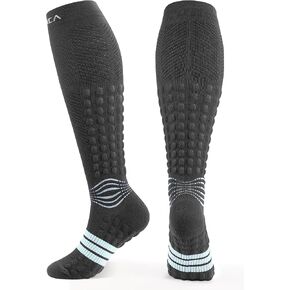 NEENCA Compression Socks, Athletic Calf Socks for Injury Recovery & Pain Relief, Sports Protection—1 Pair, 20-30 mmhg, Black Blue, L in Kuwait