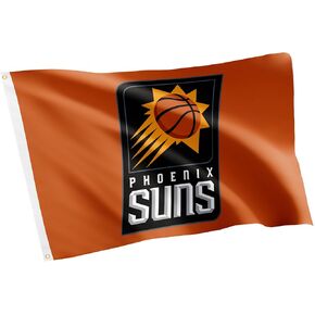 Desert Cactus Phoenix Suns Flag Team NBA National Basketball Association 100% Polyester Indoor Outdoor 3x5 feet Flags (Flag E)