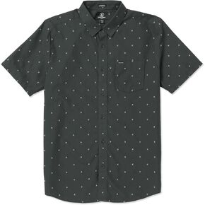 قميص Volcom Mistere للرجال بأكمام قصيرة وأزرار سفلية