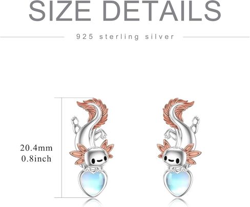 PELOVNY Duck Moon Stud Earrings 925 Sterling Silver Duck Themed Jewelry Gifts for Women Duck Lovers in Kuwait