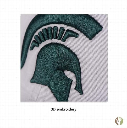 قبعة بيسبول جامعة ولاية ميشيغان من صبار الصحراء سبارتانز MSU قبعات مطرزة ذات حواف قبعة قابلة للتعديل بحزام قماش للبالغين (نمط A1) باللون الأبيض in Saudi Arabia