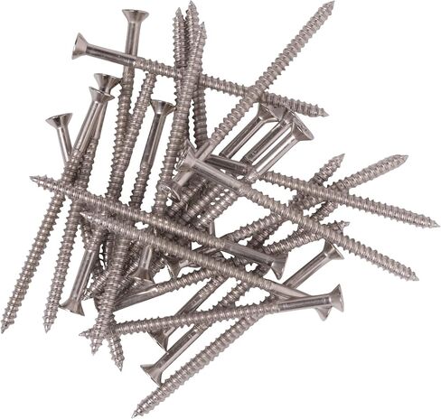 Hinge Outlet Oil Rubbed Bronze Wood Screws 9 X 2 1/4 Inch for Residential Door Hinges - 96 Pack in Saudi Arabia